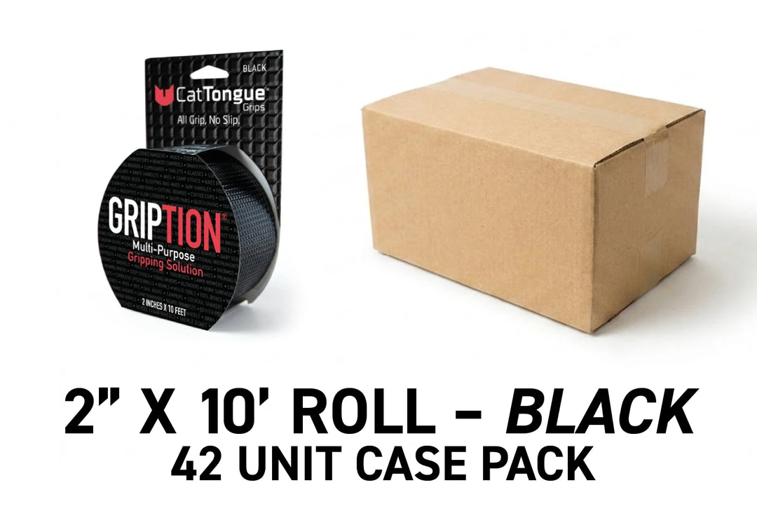 2-inch Gription Roll - Black - Case Pack - 42 Units