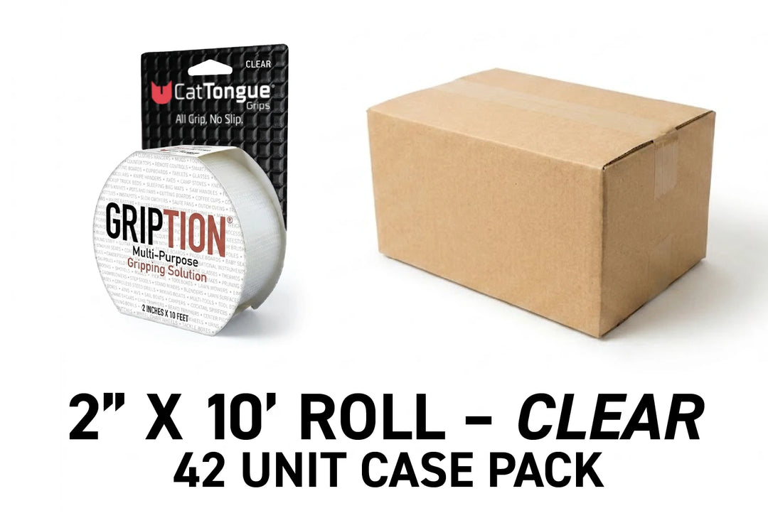 2-inch Gription Roll - Clear - Case Pack - 42 Units