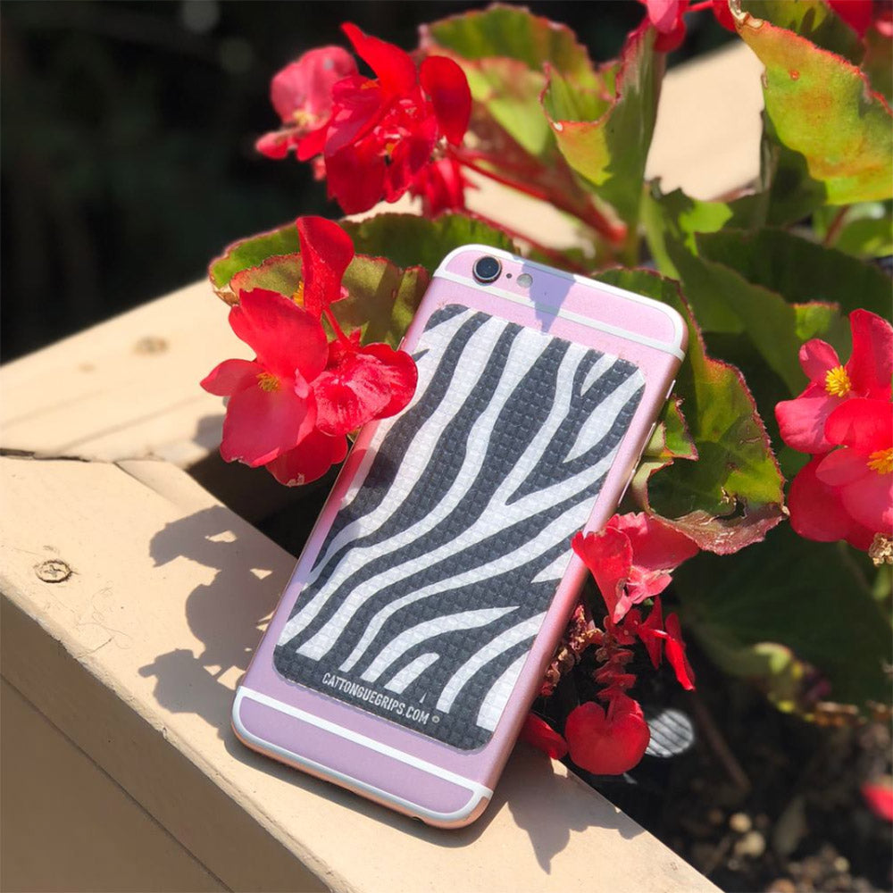 Cell phone grips with great GRIPTION ... hold onto your stuff!