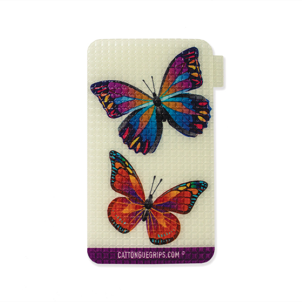 Butterfly inspired cell phone grip for your mobile device