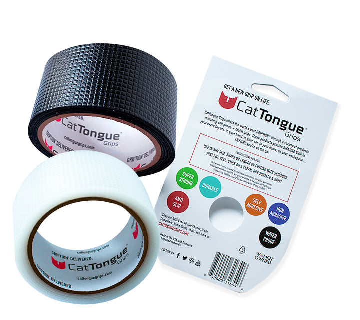 Grip Tape 2 Pack Black/Clear Combo